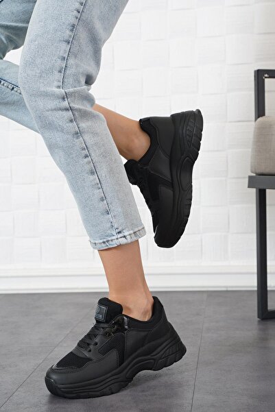 Zerenyus Γυναικεία αθλητικά παπούτσια DARK Χοντρή σόλα