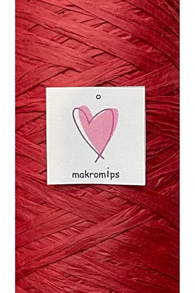 Makromİps YUMUŞAK RAFYA İP 100 gr KAĞIT NATURA DOĞAL RAFFİA AYNA ŞAPKA ÇANTA SUPLA ÖRGÜ İPİ