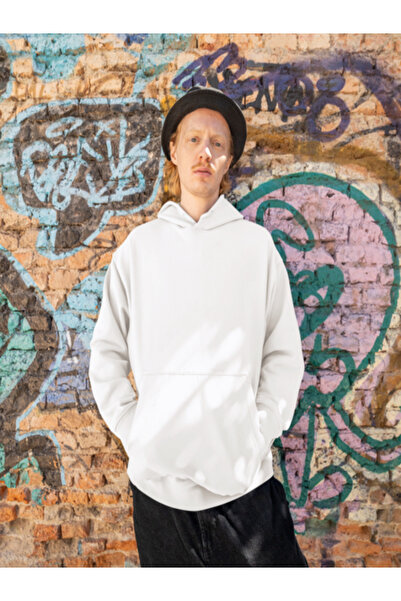 MG سويت شيرت بغطاء للرأس من القطن للجنسين