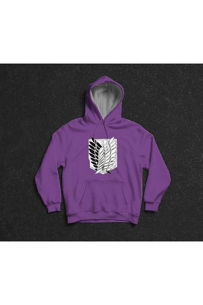 Merkür Store Attack on Titan Printed - Unisex Oversize Hooded Hoodie Sweatshirt