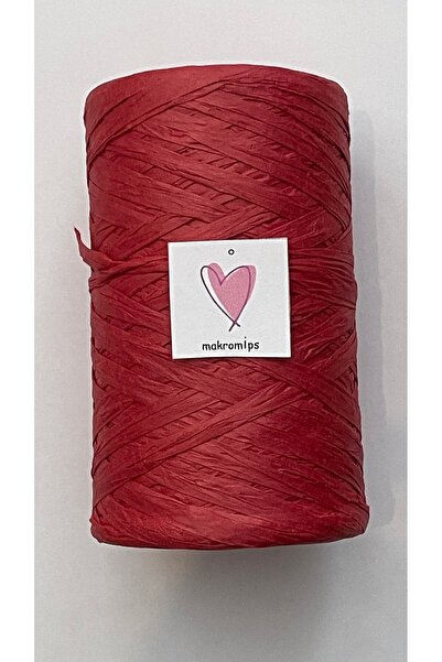 Makromİps YUMUŞAK RAFYA İP 100 gr KAĞIT NATURA DOĞAL RAFFİA AYNA ŞAPKA ÇANTA SUPLA ÖRGÜ İPİ