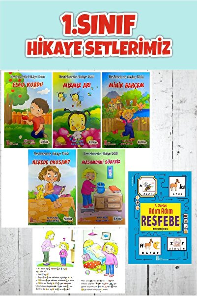 Ata Yayıncılık 1.Sınıf Resfebelerle Okuyorum ve Öğreniyorum Seti