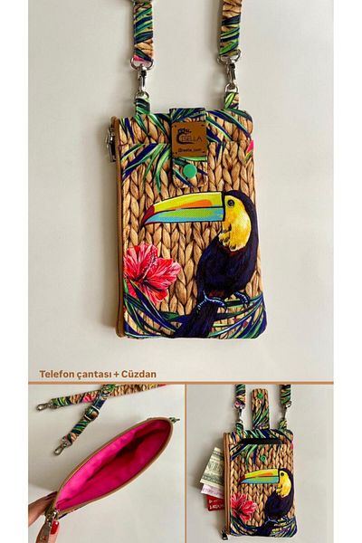 İsella Toucan Bird Phone Bag and Wallet