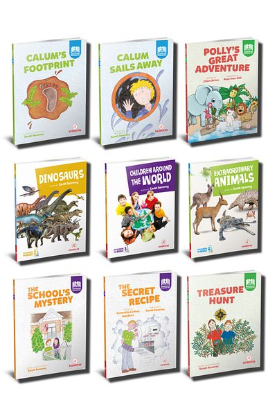 Redhouse Kidz Yayınları Calum Sails Away Redhouse Intermediate English Set 9 Books