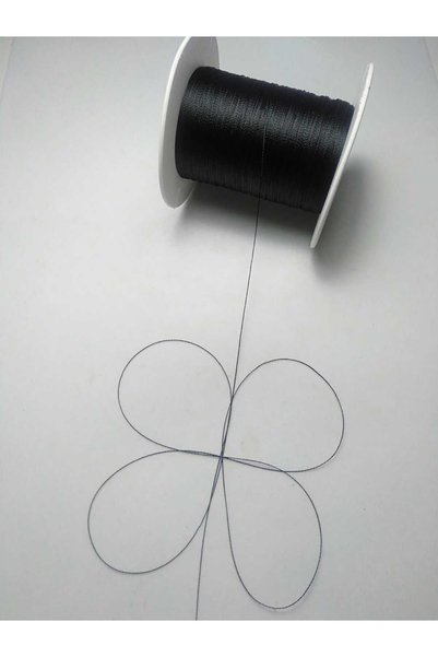 Eskişehir hobi sanat 120 Meters Sand Bead Floss Miyuki Floss Bead Floss Black Color