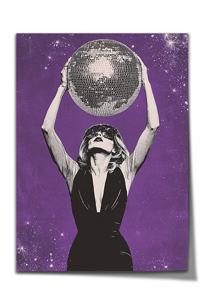 Taranist Αφίσα Disco Ball Disco Head