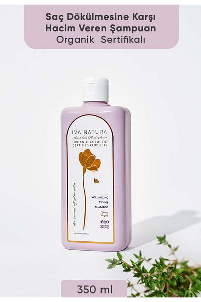 Iva Natura Anti-Hair Loss Volumizing Shampoo Organic Certified 350 ml