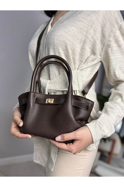 Bagabco Geantă mică de umăr și mână din piele Trend Fit