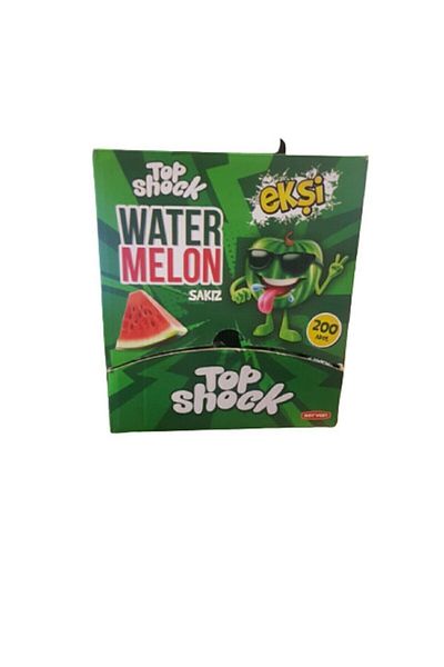 Kervan Topshock Water Melon 200 Pack Sour Chewing Gum