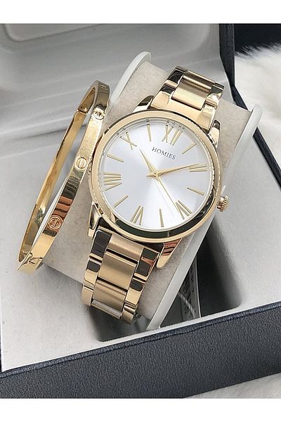 Homies New Season Wrist Watch and Steel Bracelet Gift - Hmsby- 2024121031