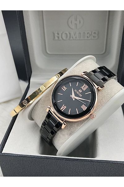 Homies ساعة يد بسوار فولاذي للموسم الجديد - هدية Hmsby- 2024121039