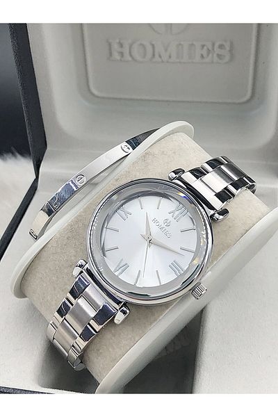 Homies New Season Wrist Watch and Steel Bracelet Gift - Hmsby- 2024121041