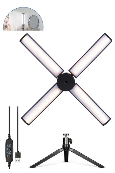 EN SİGA MİNİ TAŞINABİLİR YILDIZ LED IŞIK RİNG LİGHT MAKEUP IŞIK LED