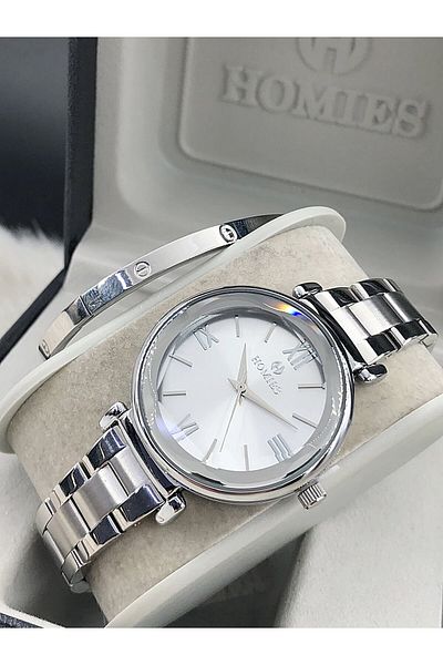 Homies New Season Wrist Watch and Steel Bracelet Gift - Hmsby- 2024121041