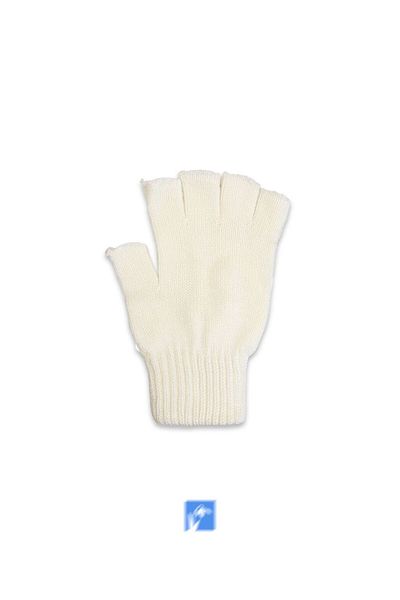 Kardelen Butik Denizli New Autumn and Winter, Solid Color Windproof Acrylic Cut Finger Gloves for Adult