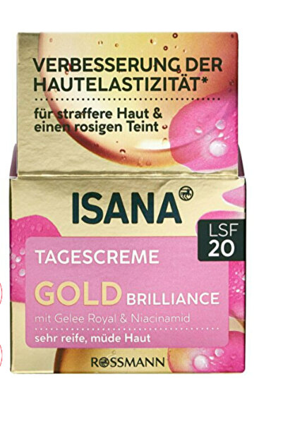 Isana Professional كريم إيسانا جولد بريليانس النهاري للعناية المركزة بعامل حم...