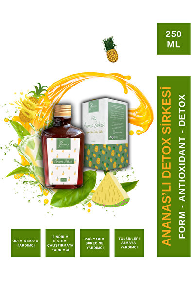 NURAYCA Ananas'lı Detox Sirkesi 250ml