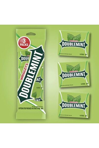 Wrigleys Wrıgley's Doublemınt 3 Paket 45 Stıck