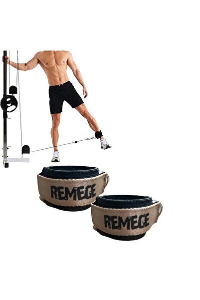 REMEGE Ayak Bilek Kayışı D-Ring Ağırlık Çekiş Aparatı Direnç Egzersiz Fitness...