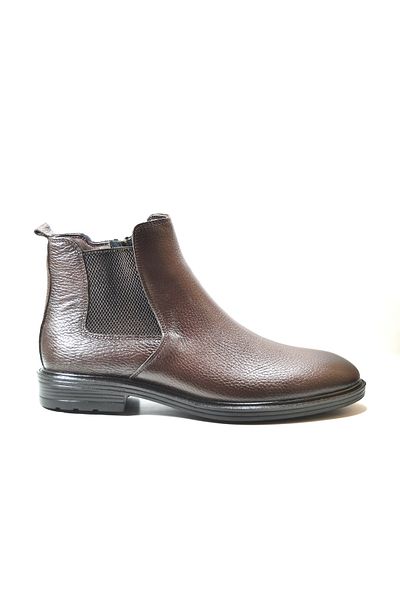 Onlo Ayakkabı Onlo Shoes RL.891 Κλασικές ανδρικές μπότες από γνήσιο δέρμα και γούνα