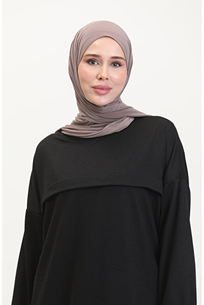 sefamerve Black Tunic and Pants Set - 0549-05, Two Thread