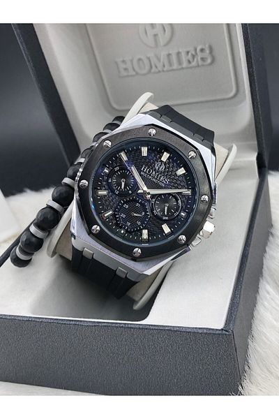 Homies Men's Watch Natural Stone Bracelet New Season with Gift Hmsek- 2024121052