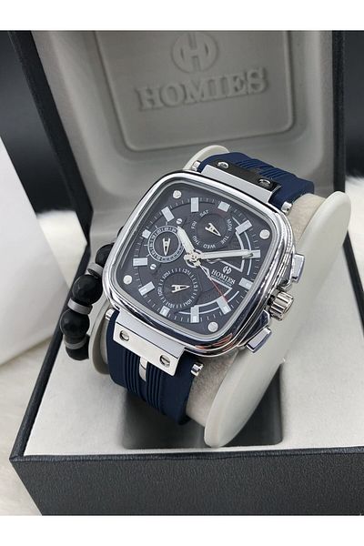 Homies Men's Watch Natural Stone Bracelet New Season with Gift Hmsek- 2024121056