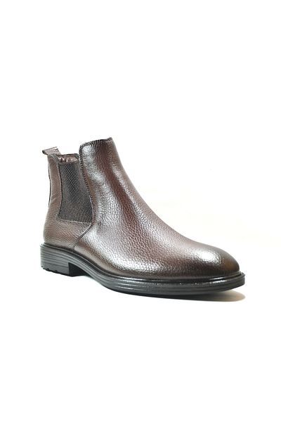 Onlo Ayakkabı Onlo Shoes RL.891 Κλασικές ανδρικές μπότες από γνήσιο δέρμα και γούνα