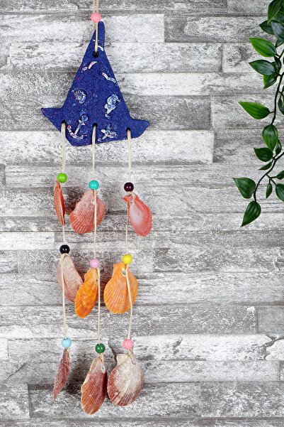 Sea Themed Sail and Shell Wall Ornament
