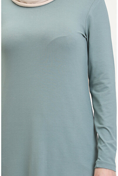 sefamerve Μακρύ τουνίκ Viscose 10345-11 Πράσινο