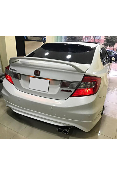 md tuninggaraj Honda Civic Fb7 2012-2016 Uyumlu Boyasız Fiber Işıksız Si Spoiler
