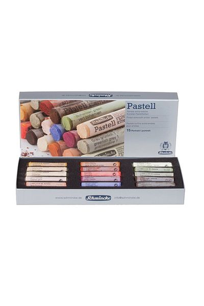 Schmincke 15 Colors Soft Pastel Paint Set - Portrait