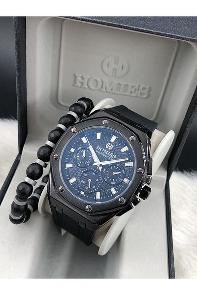 Homies Men's Watch Natural Stone Bracelet New Season with Gift Hmsek- 2024121051