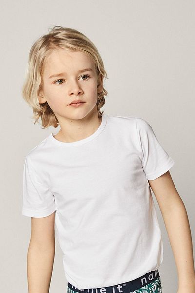 name ıt Jungen T-Shirt Weiß