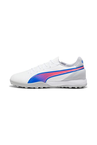 Puma KING MATCH TT PUMA - Λευκό και Μπλε Mazing Flat Sneaker