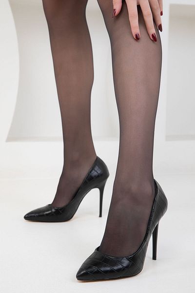 SOHO Krako Black Women's Classic Heeled Shoes - 19720