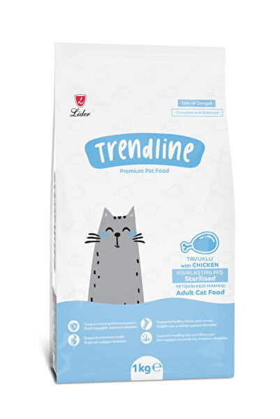 Trendline Tavuklu Kısırlaştırılmış Kedi Maması 1kg