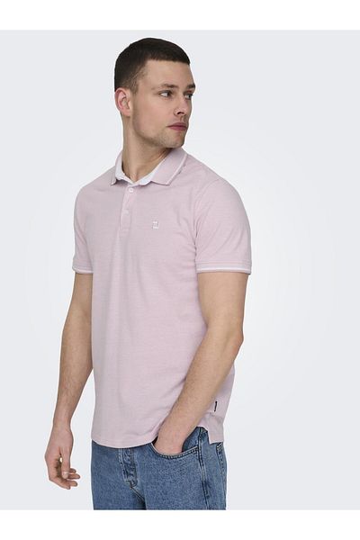 Only & Sons Onsfletcher Life Slim Ss Polo Noos 22024827 Zephyr