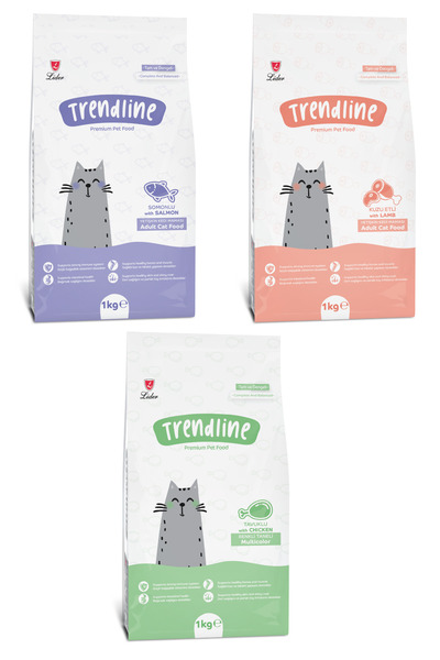 Trendline Karışık Somonlu-Kuzulu-Gurme 3x1 kg