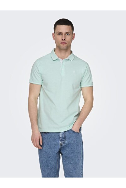 Only & Sons Onsfletcher Life Slim Fit Yucca Polo Noos - 22024827