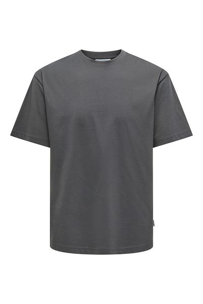 Only & Sons Onsfred Life Rlx Ss Tee - Noos 22022532   Gray Pinstripe