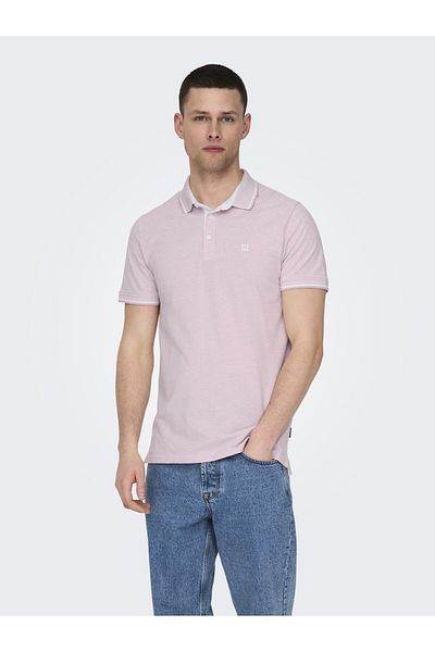 Only & Sons Onsfletcher Life Slim Ss Polo Noos 22024827 Zephyr