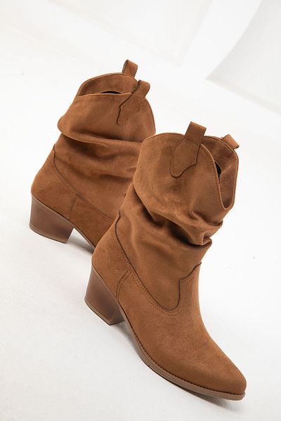 SOHO Damenstiefel aus hellbraunem Wildleder – Modell 2013