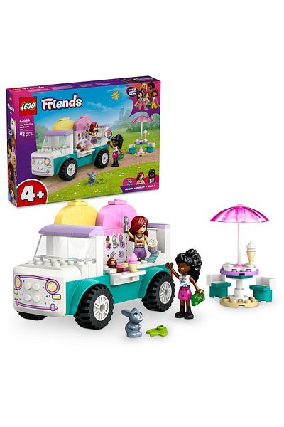 LEGO ®   Friends Heartlake City Ice Cream Truck 42644 - 4 Years Old and Above Construction Set (92 Pieces)