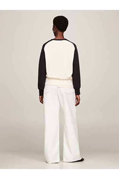 Tommy Hilfiger Renk Bloklu Rahat Sweatshirt