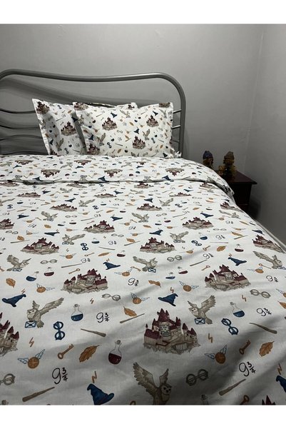 BUSEBABYHOME Kids Harry Potter Themed Duvet Cover Set of 4