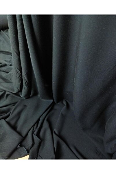 Kumaş Parça Тканина з чорного віскозу - 140 см x 320 см