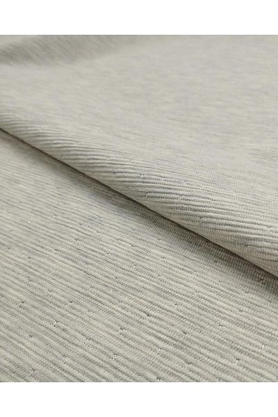 Kumaş Parça Γκρι Χρώμα Ανάγλυφο Ασημί Πλεκτό - 150cm x 120cm