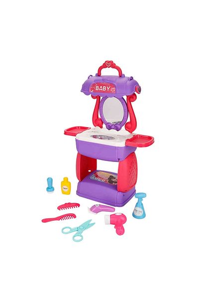 TOYFEST 3 in 1 Purple Beauty Set - with Bag