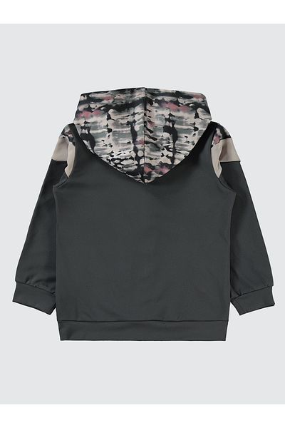 Civil Girls 10-13 Years Old Girl's Cardigan - Light Smoked